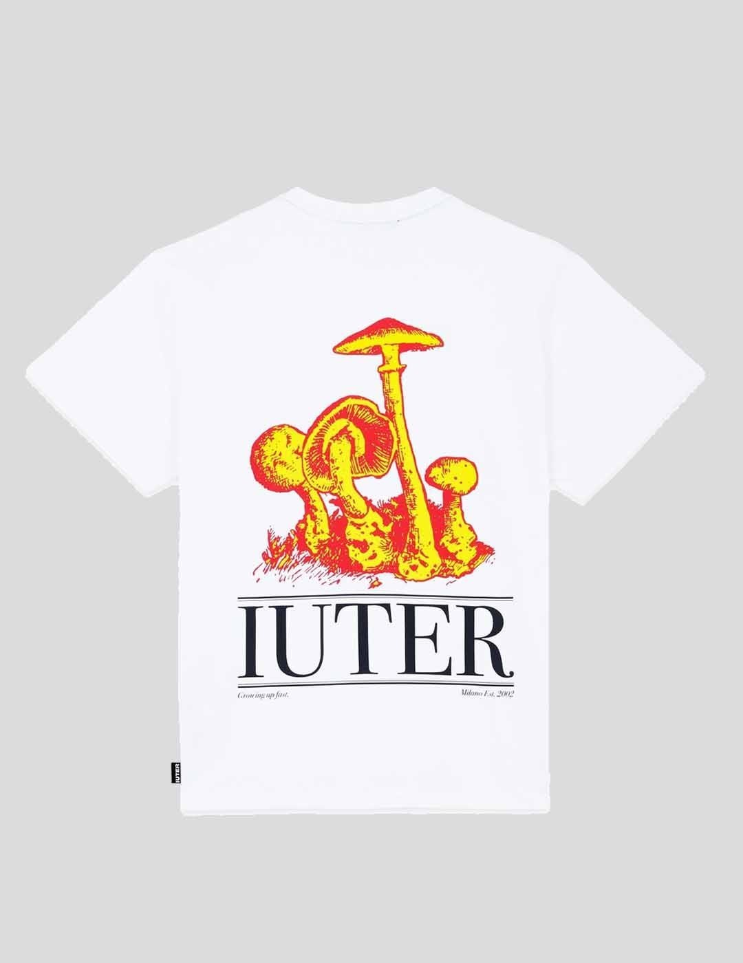 IUTER T-shirt crescente tee bianco